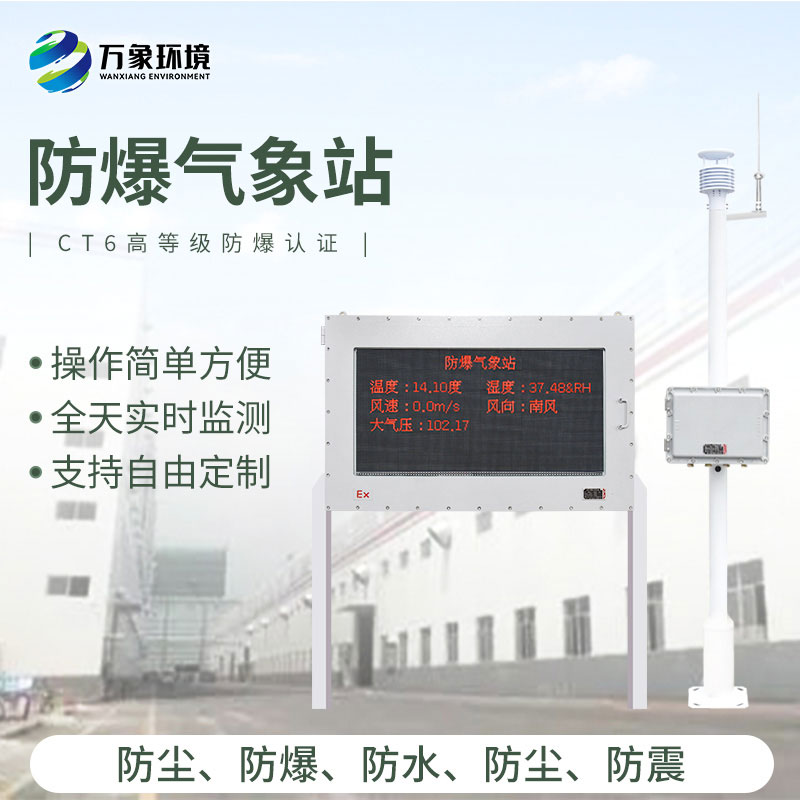 為什么要選擇大屏款防爆氣象站？